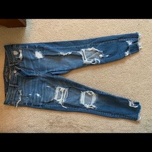 American Eagle Hi-Rise Jegging Crop Jeans